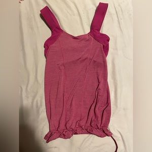 Pink lulu top